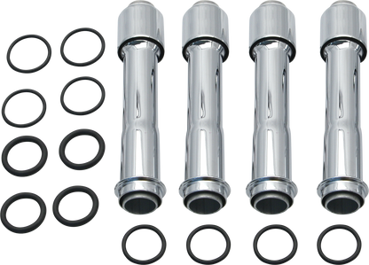 S&S CYCLE Pushrod Cover Kit - Chrome - Twin Cam | M8 106-1340