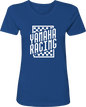 Yamaha Apparel Women's Yamaha Racing Check T-Shirt - Blue - Large NP21S-L3112-L