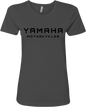 Yamaha Apparel Women's Yamaha Motorcycles T-Shirt - Charcoal Black, Medium (Part No. NP21S-M3137-M)