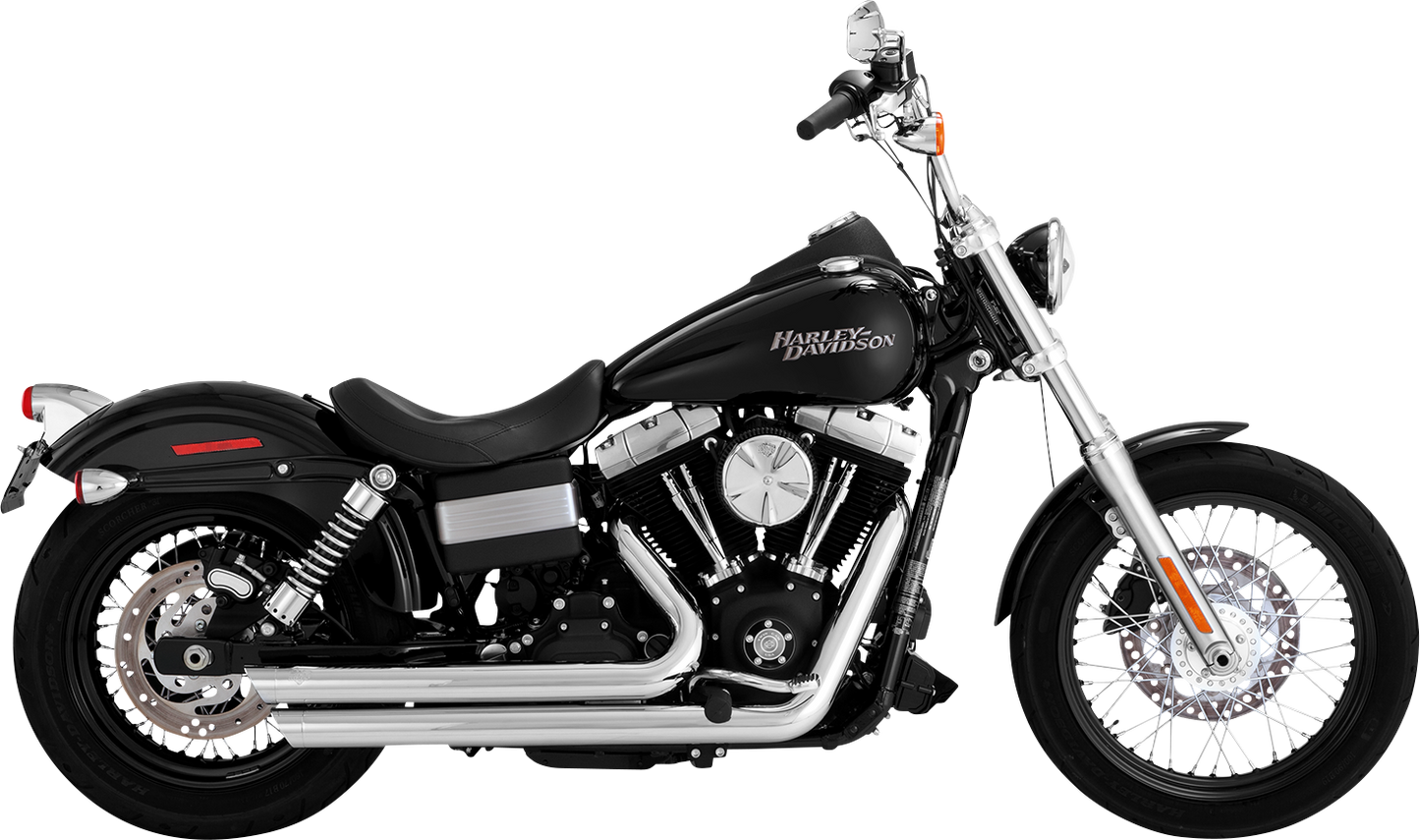 VANCE & HINES Big Shots Staggered Exhaust System - Chrome 17338