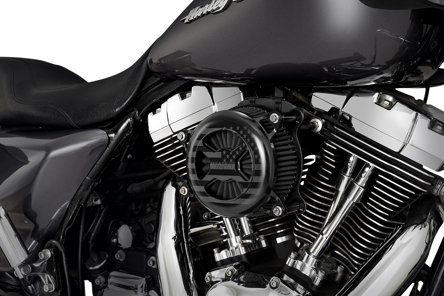 VANCE & HINES VO2 America Air Intake Kit - Black - Dyna/Softail/Touring 42341FG