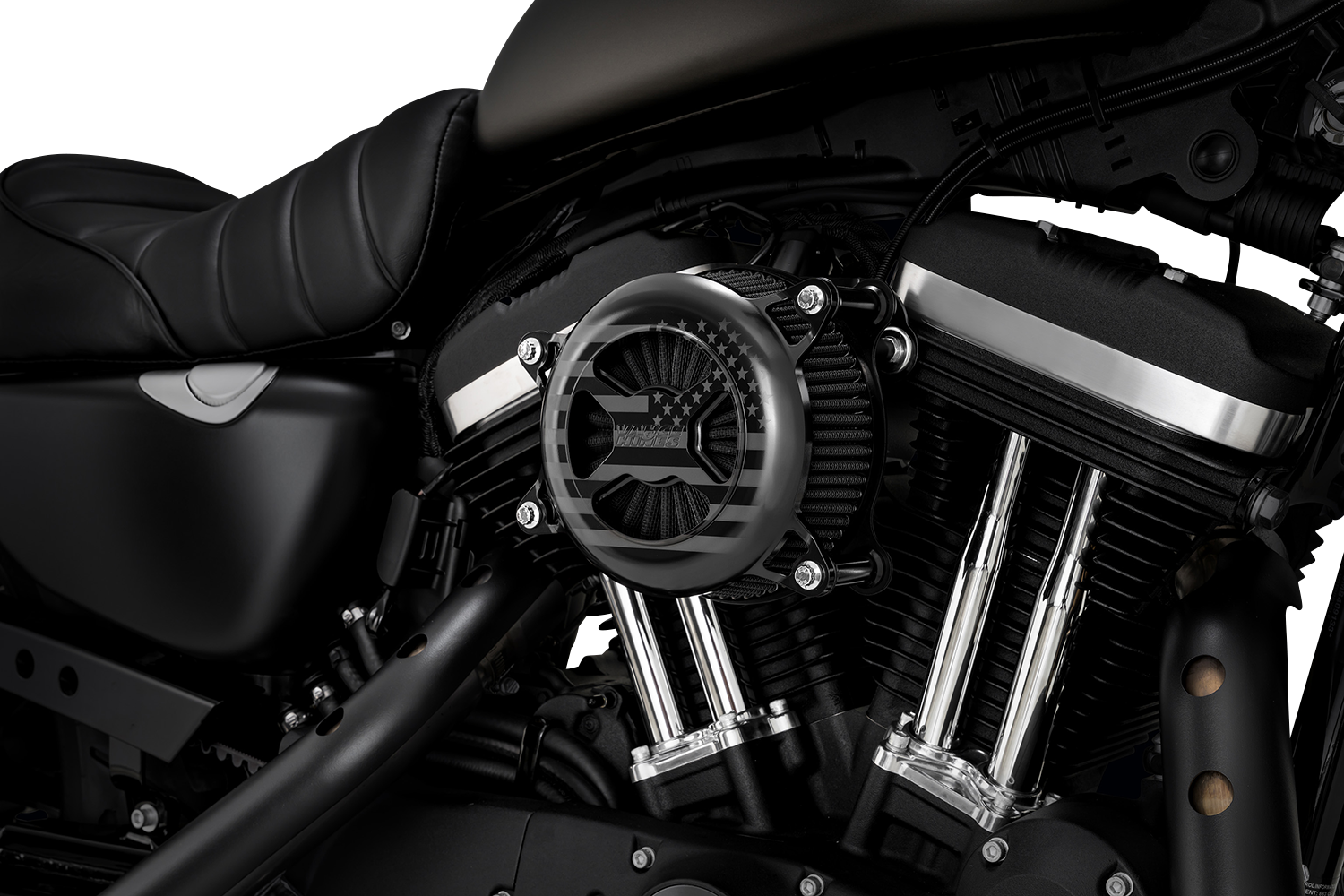 VANCE & HINES VO2 America Air Intake Kit - Black - XL 42339FG