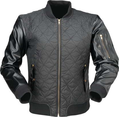 Z1R Women's Bomber Jacket - Black - 3W 2822-1504
