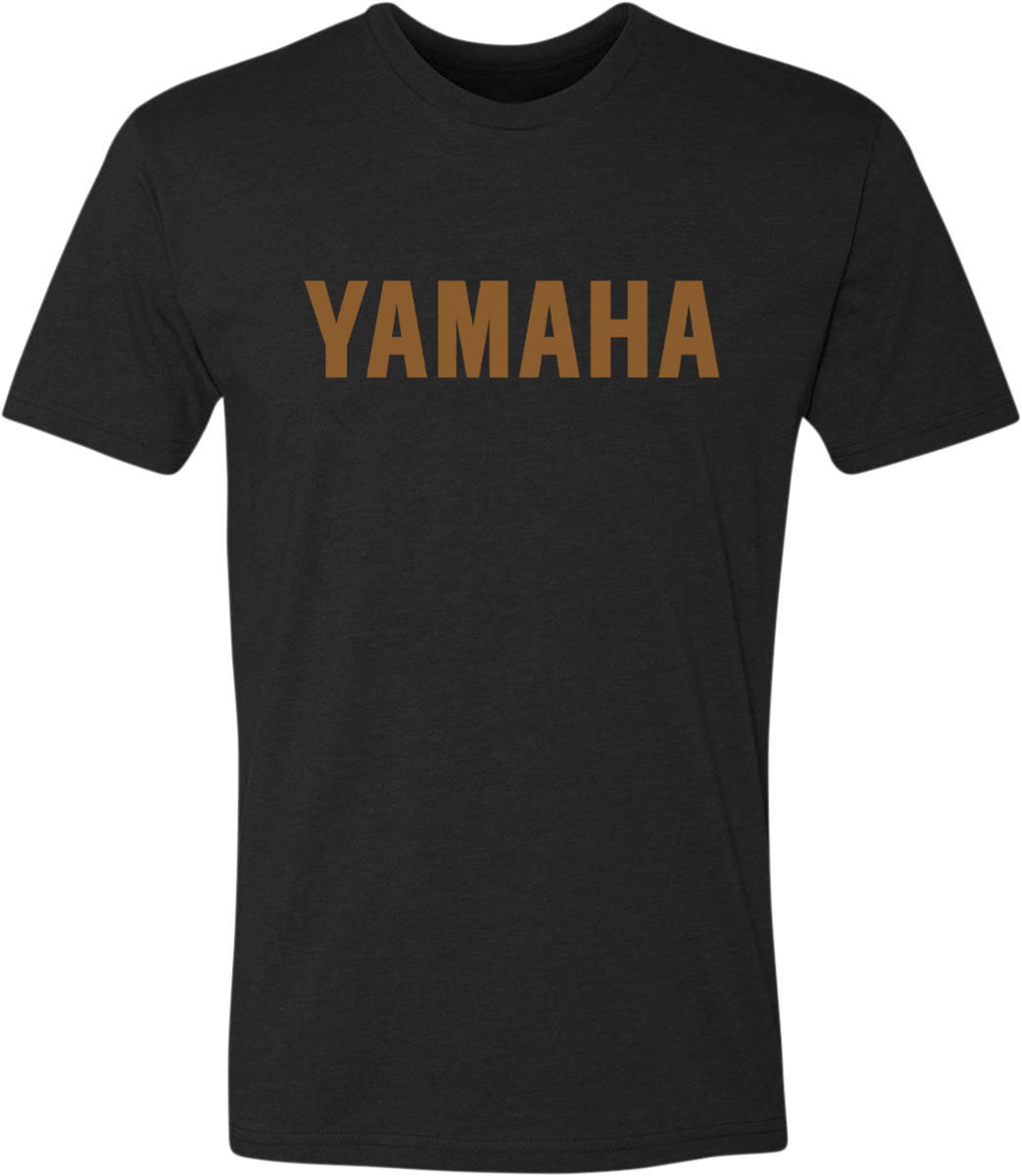 Yamaha Apparel Yamaha Classic T-Shirt - Black and Gold - 2XL, Part Number NP21S-M3126-2X