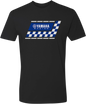 Yamaha Apparel Yamaha Racing Check T-Shirt - Black - 2XL, Comfortable Cotton Jersey Tee