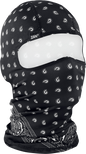 ZAN HEADGEAR Polyester Balaclava - Black Paisley WBP101