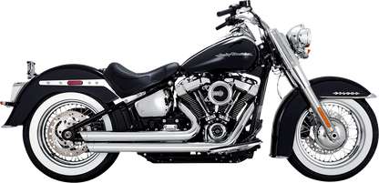 VANCE & HINES Big Shots Staggered Exhaust System - Chrome 17341
