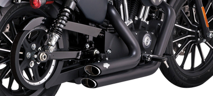 VANCE & HINES Shortshots Staggered Exhaust System - Black 47329