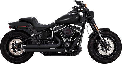 VANCE & HINES Big Shots Staggered Exhaust System - Black 47341