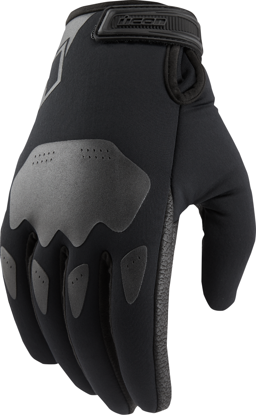 ICON Hooligan™ Insulated Gloves - Black - Medium 3301-4488