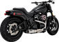 VANCE & HINES 2-into-1 Hi-Output Short Exhaust System - Stainless Steel - Brushed 27331