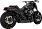 VANCE & HINES 2-into-1 Hi-Output Short Exhaust System - Stainless Steel - Black 47331