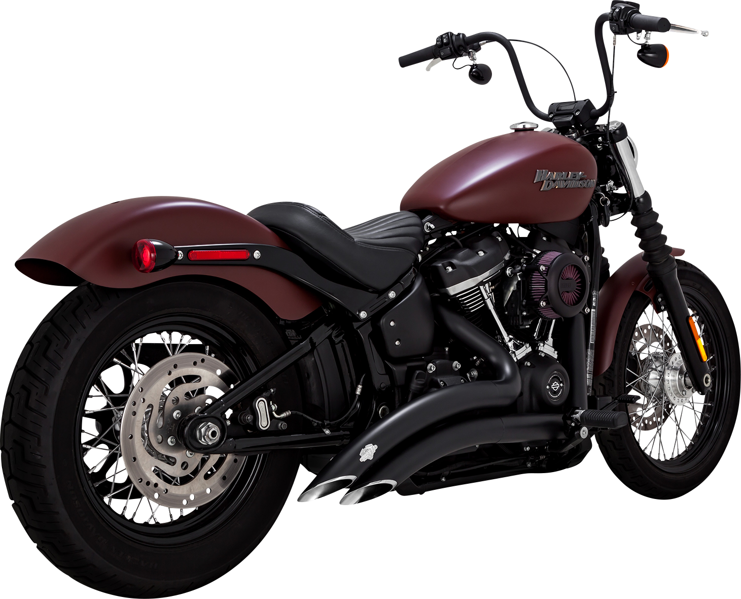 VANCE & HINES Big Radius Exhaust System - Black 46377