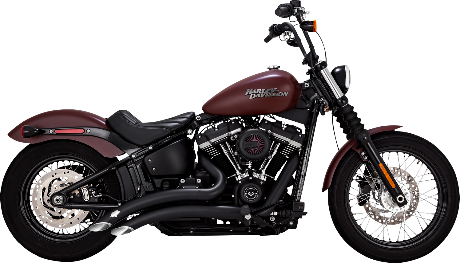 VANCE & HINES Big Radius Exhaust System - Black 46377