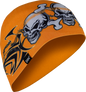 ZAN HEADGEAR SportFlex® Beanie - Orange Tribal Skull (Part Number WHLL669)