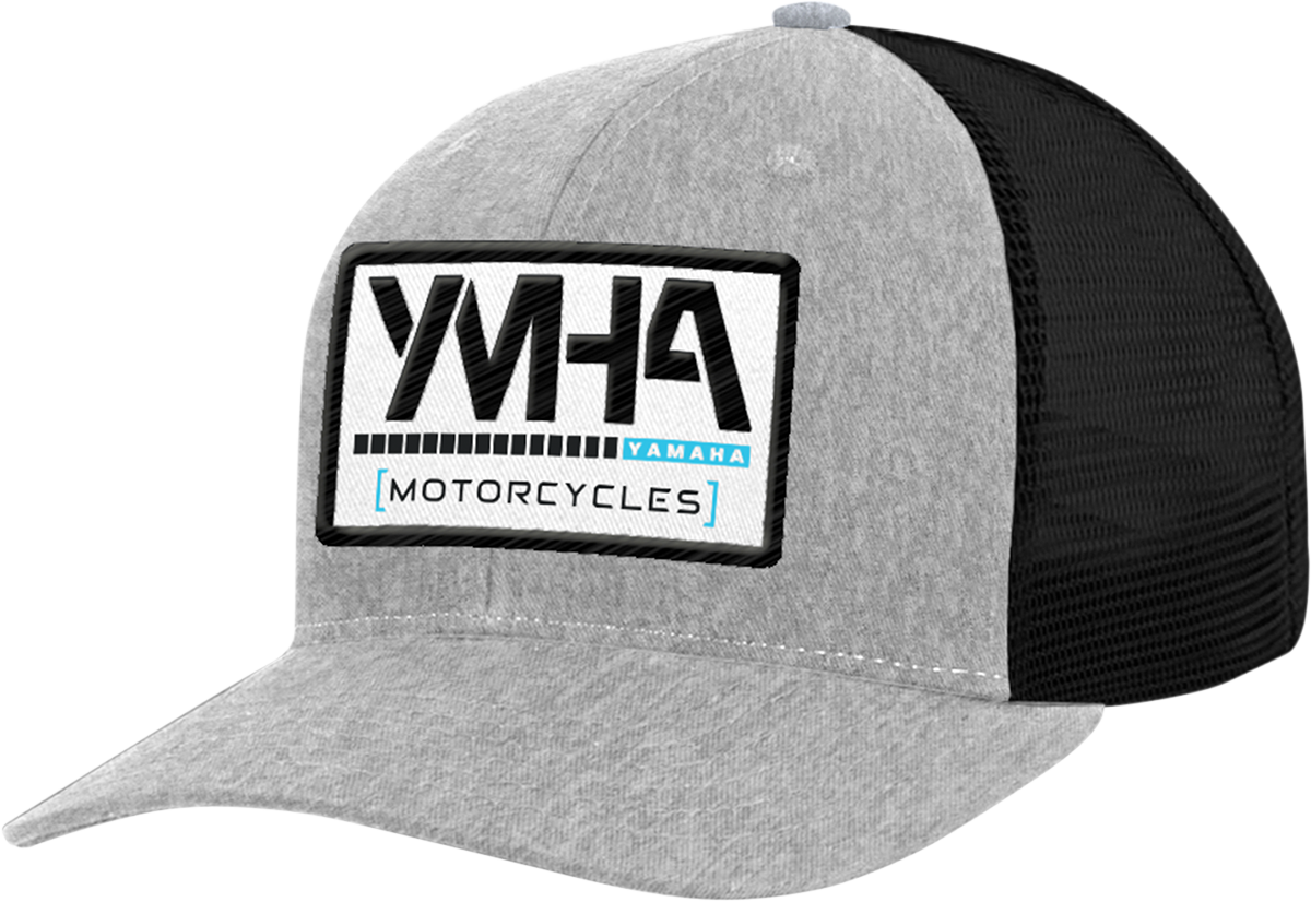 Yamaha Revs Hat by Yamaha Apparel - Gray/Black (Part Number: NP21A-H3202)