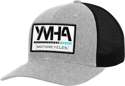 Yamaha Revs Hat by Yamaha Apparel - Gray/Black (Part Number: NP21A-H3202)