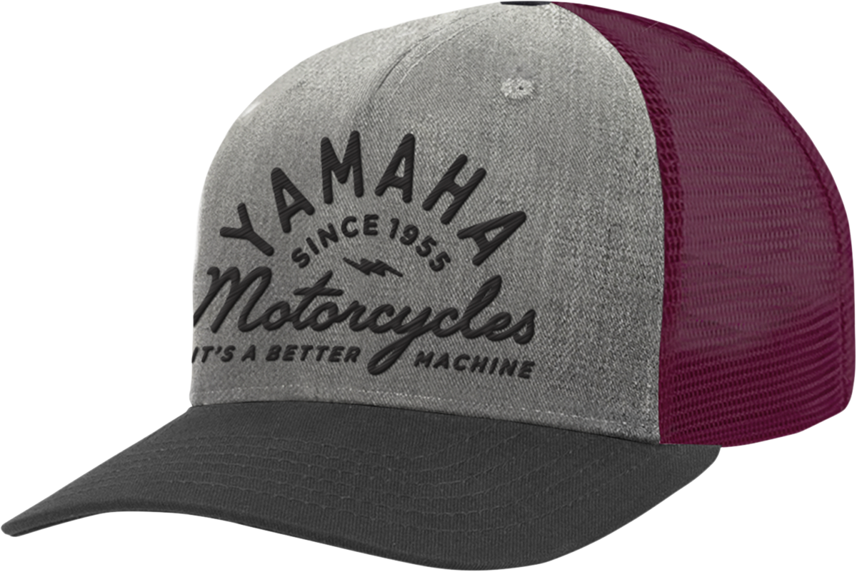 Yamaha Apparel Yamaha Wool Hat - Gray and Maroon NP21A-H3247