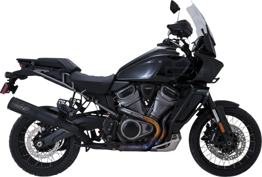 VANCE & HINES Adventure Hi-Output 450 Slip-On Muffler - Black - Stainless Steel 46533
