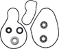 MOOSE OFFROAD Water Pump Rebuild Kit - Arctic Cat/Yamaha 721317mse