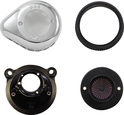 S&S CYCLE Air Stinger Stealth Air Cleaner Kit - Chrome 170-0725A
