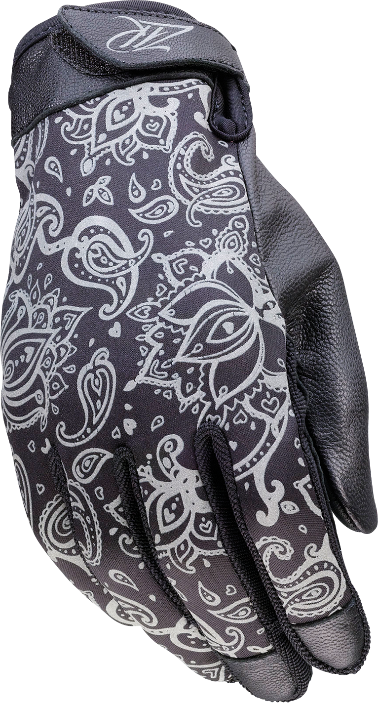 Z1R Women's Reflective Gloves - Black - XS 3302-0885