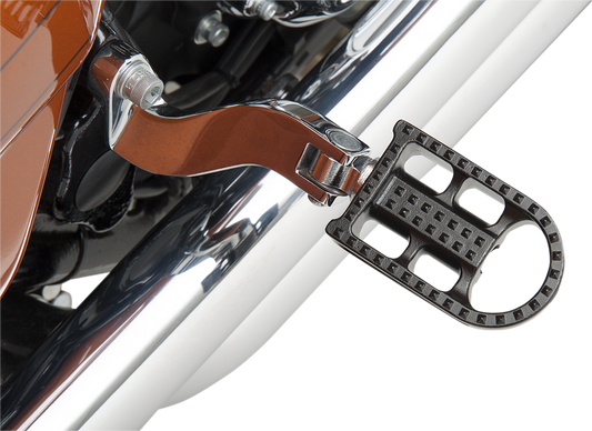 BILTWELL Mushman Foot Pegs - Standard - Black Electroplated 7002-201-01