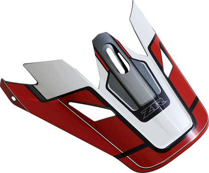 Z1R Rise Visor Kit - MC - Red/Gray (Part #0132-1471)