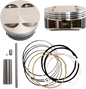 S&S CYCLE Big Bore Piston Kit - 124" - +.010 - M8 920-0141