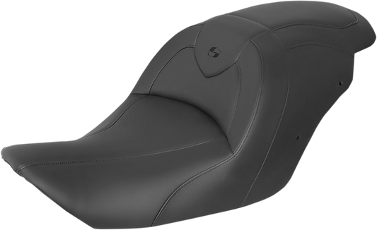SADDLEMEN RoadSofa™ Seat - without Backrest - Black/Black Stitching - GL1800 '14-'17 H23-20-187