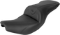 SADDLEMEN RoadSofa™ Seat - without Backrest - Black/Black Stitching - Indian '14-'24 I14-07-187