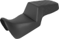 SADDLEMEN Step-Up Seat - Front Smooth/Rear Lattice Stitch - Black - Pan America '21-'24 821-34-173