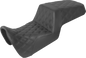 SADDLEMEN Step-Up Seat - Full Lattice Stitch - Black - Pan America '21-'24 821-34-175