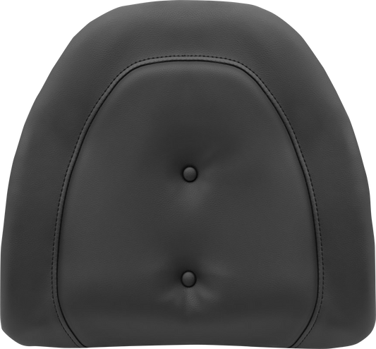 SADDLEMEN Tour-Pak® Backrest Pad Cover - Pillow Top - Black 88-11884PT