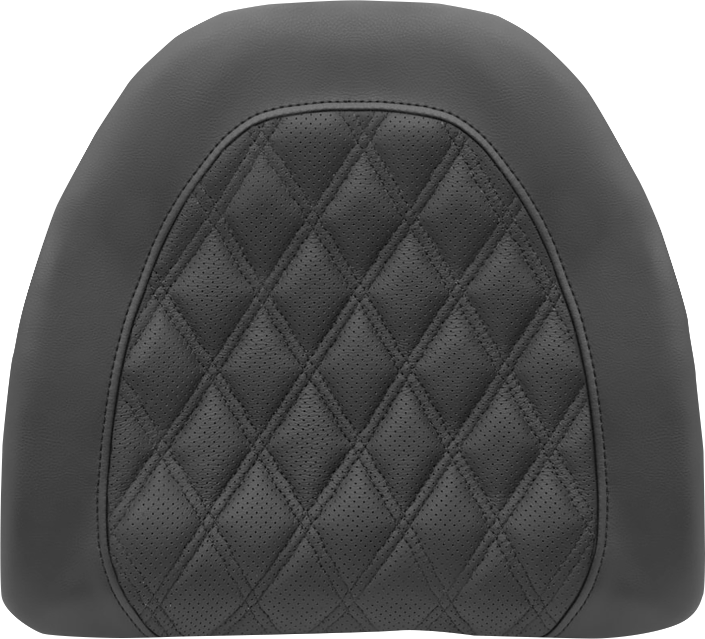 SADDLEMEN Tour-Pak® Backrest Pad Cover - Lattice Stitched - Black 88-11884LS