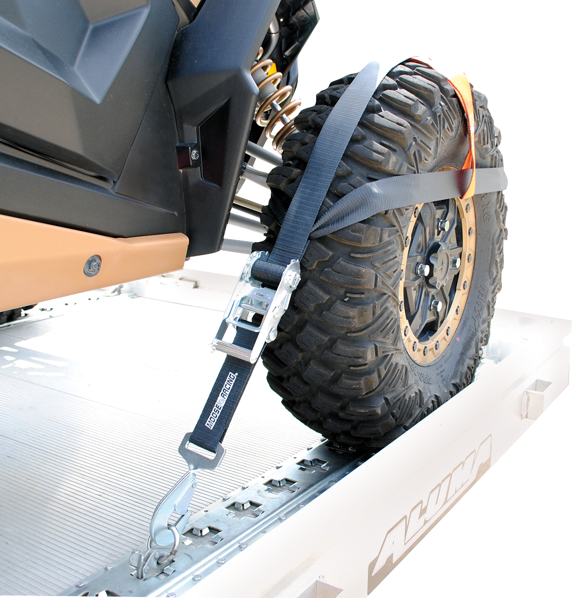 MOOSE OFFROAD Wheel Net Tie Downs - Black 3920-0494