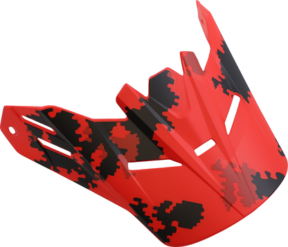Z1R Youth Rise Visor Kit - Digi Camo Red (Part #0132-1494)