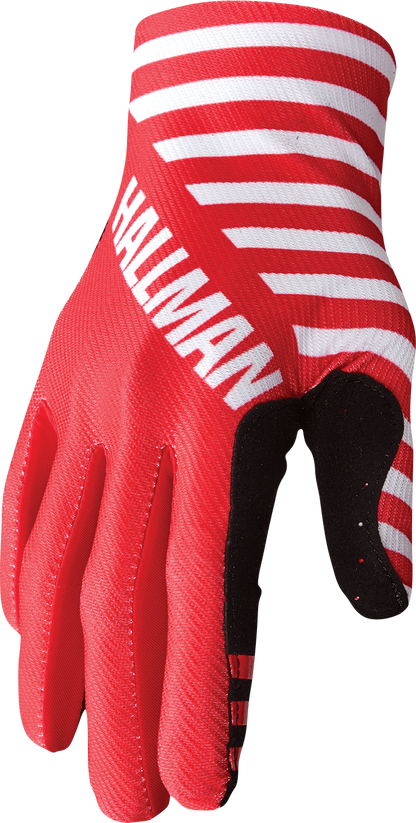 THOR Mainstay Gloves - Slice - White/Red - Medium 3330-7293