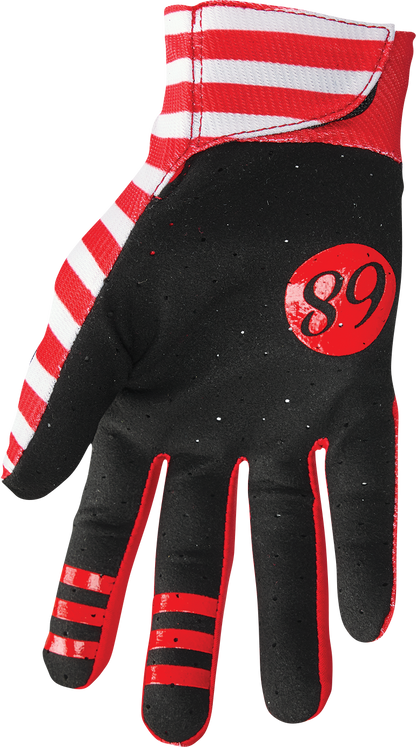 THOR Mainstay Gloves - Slice - White/Red - XS 3330-7291