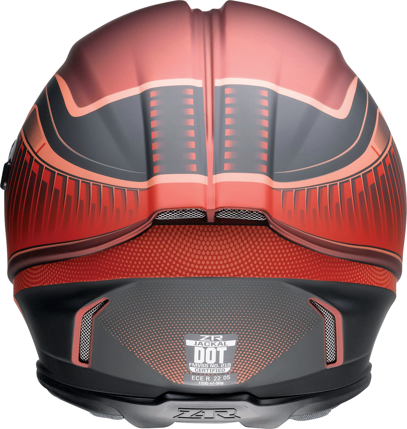 Z1R Jackal Helmet - Dark Matter - Red - Large 0101-14851