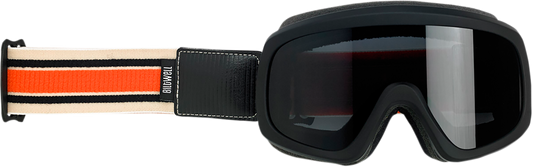 BILTWELL Overland 2.0 Goggle - Racer - Black/Orange/Cream - Smoke Lens 2111-5102-005