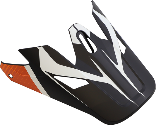 Z1R Rise Visor Kit - Flame Orange (Part Number 0132-1474) for Z1R Rise Helmets