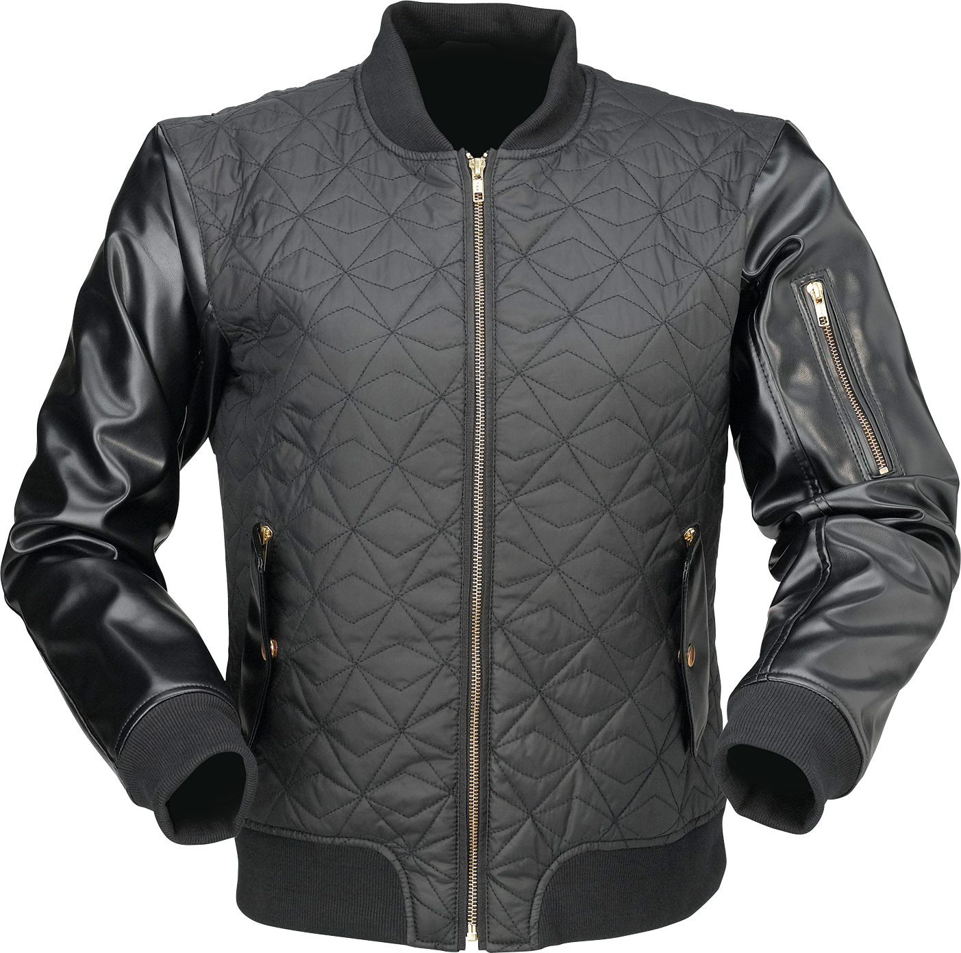 Z1R Women's Bomber Jacket - Black - Large 2822-1500