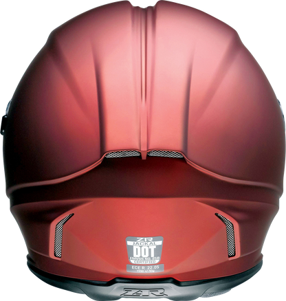 Z1R Jackal Helmet - Satin - Red - 2XL 0101-14826