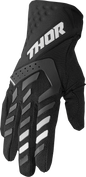 THOR Women's Spectrum Gloves - Black/White - Large 3331-0232