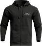 THOR Hallman Heritage Zip-Up Sweatshirt - Black - Small 3050-6332