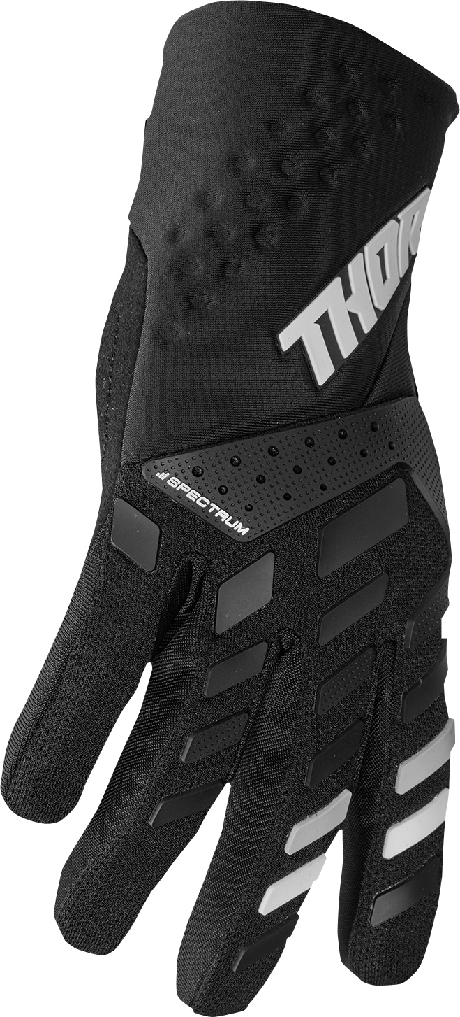 THOR Women's Spectrum Gloves - Black/White - Large 3331-0232