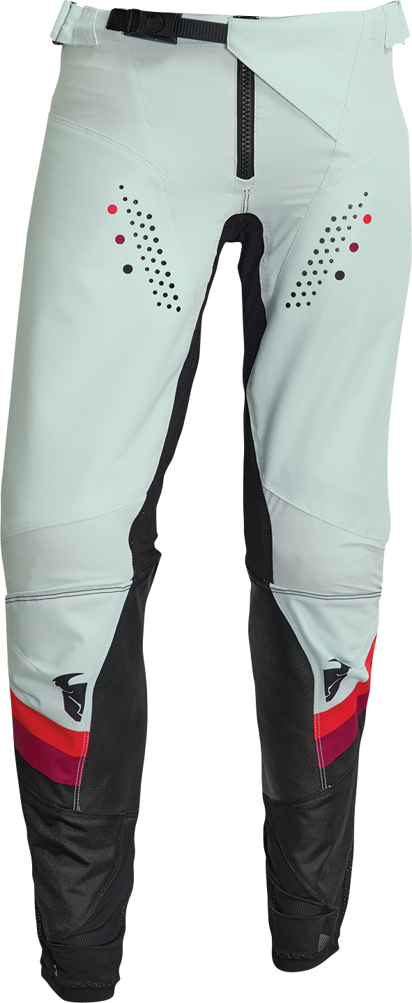 THOR Women's Pulse Rev Pants - Black/Mint - US 7/8 2902-0326