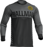 THOR Differ Slice Jersey - Charcoal/Black - Small 2910-7127