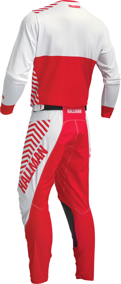 THOR Differ Slice Jersey - White/Red - Small 2910-7133
